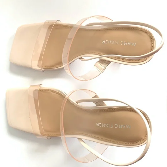 Marc Fisher Women’s Blush "Dekle" Strappy Heeled Sandals: Size 10M - Picture 2 of 10
